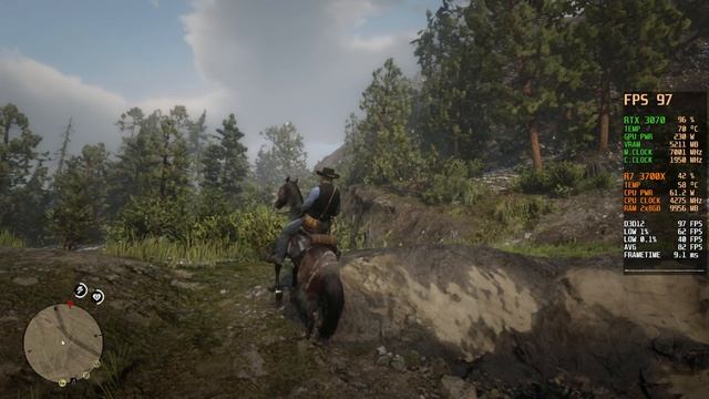 Red Dead Redemption 2 - RTX 3070 + Ryzen 3700X | 1080p Ultra Settings