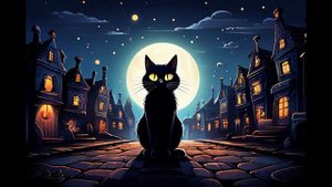 Не обижайте черных котов - Веселая детская песенка SUNO AI создано с помощью нейросетей