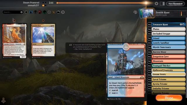 Transformational Zenith Hunt Combo- MTG Arena Historic Deck смотреть онлайн