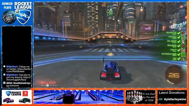 LIVE Rocket League on the Switch 28 - Grinding for Victory Crates ENFR