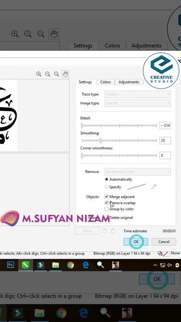 Any png image change colors in corel draw using Bitmaps