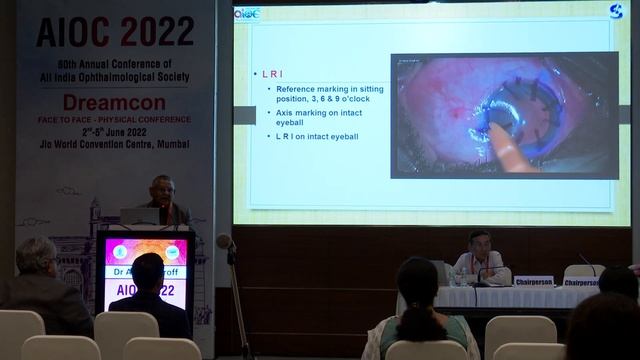 AIOC2022 GP24 topic  Dr  SHROFF ASHOK PRANJIVANDAS Astigmatism management in cataract surgery смотреть онлайн
