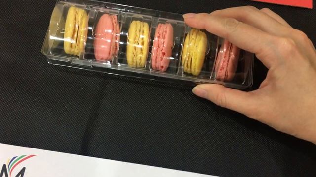 6 macaron plastic boxes container tray packaging ( macaronpack.com ) смотреть онлайн