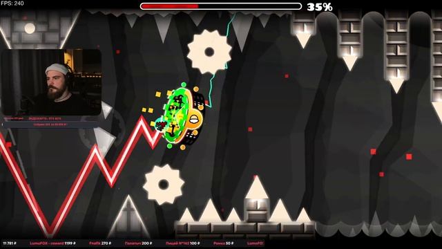 Прошёл Fire Gauntlet (Easy Demon) Geometry Dash [PC 2013] #34 смотреть онлайн