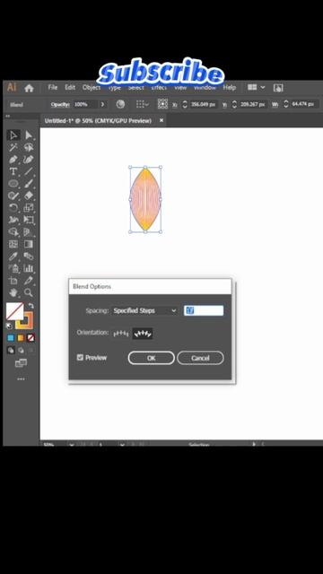 Flower From Blend Tool #illustratortutorial #short