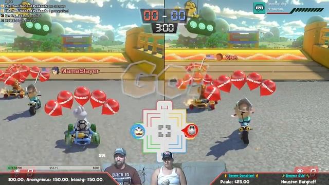 💥 Mario Kart 8 Deluxe 098 Back on the Couch! | SLD Live! 💥