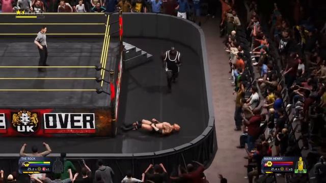 WWE 2K20 The Rock vs Mark Henry Extreme Rules 2021 PS4 PRO Gameplay смотреть онлайн