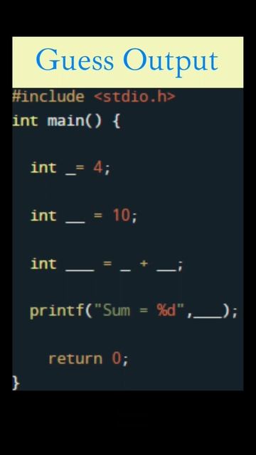 🤔 Guess Output Challenge |  #coding #shorts #guess #learn