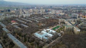6 микрорайон Бишкека с высоты птичьего полета