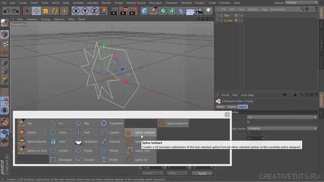 40  Булевые операции для сплайнов смотреть онлайн