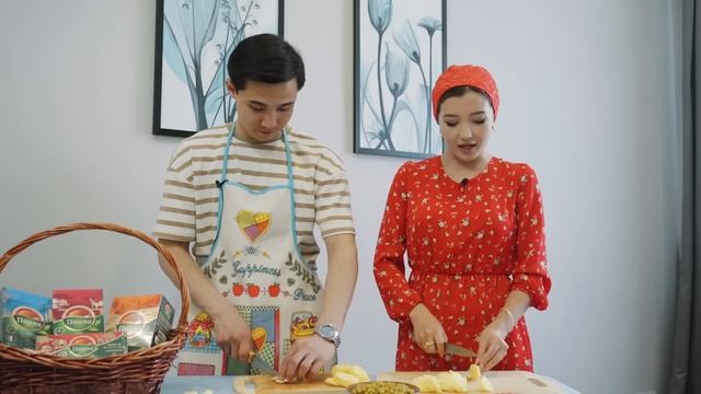 Айдананын ашканасында- Биржан Байбол ырчы: Нурайым тамактарды абдан даамдуу жасап берет