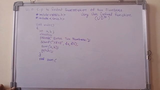 UDF Lecture3 User Defined Function UDF in C