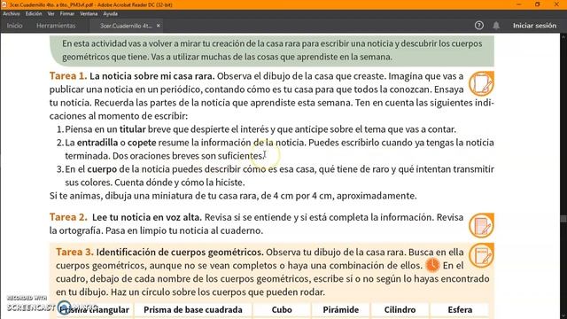 Explicación Actividad 10 ¿Cómo es mi casa rara? Cuadernillo 3 de 4to a 6to de Primaria Semana 3
