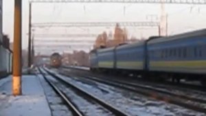ЧС4-047 отправляется со станции Бахмач-Пасс.