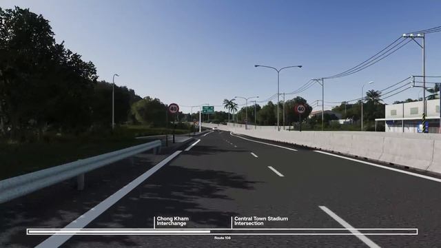 Cities: Skylines - First Person เส้นทางถนนหมายเลข 108 (เข้าเมือง) - เมืองจองคำ смотреть онлайн