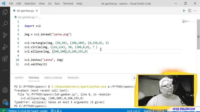 Menggambar cepat dengan OpenCV Python tanpa ribet.