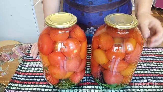 Маринованные помидоры по рецепту мамы. Съедаются моментально. смотреть онлайн