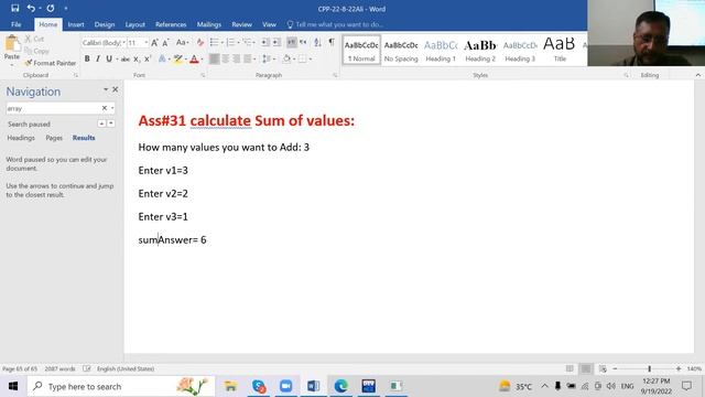 String in C/CPP | Function with Array & String | By nadir Nadeem
