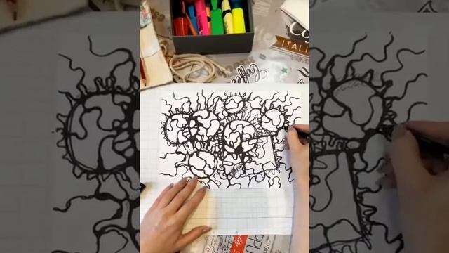 НейроГрафика пошагово. Алгоритм 8 сияющих фигур.