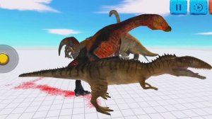 БРАХИОЗАВР, ТРИЦЕРАТОПС vs ТИРЕКСА И СПИНОЗАВРА | ARBS