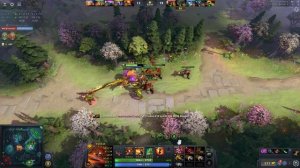 лайн против инвокера на хускаре 4к аварага - dota 2