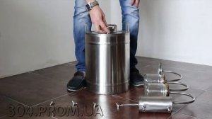 Дистиллятор с двумя стеклянными сухопарниками ЭКО