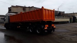 Полуприцеп самосвал боковая разгрузка САТ-112С
