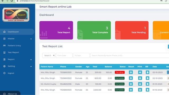 PATHOLOGY & LABORATORY SOFTWARE NOW ONLINE ON Mobile & Tablet| Onlinelab | Smart Reporting | Adwing