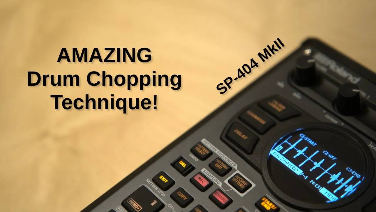 Roland SP-404 MK II: Amazing Drum Chopping Technique!