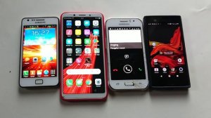 two samsung & oppo & sony, /skred/teleguard/viber/ twinme, incoming call