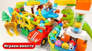 Развивающий конструктор для детей ! Видео для детей ! Строим вместе конструктор ЛЕГО !