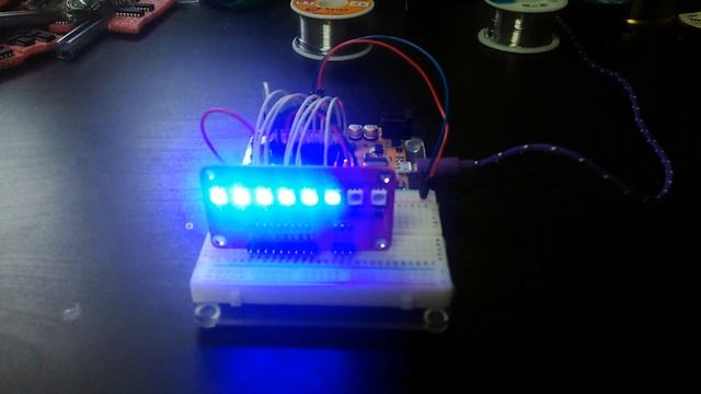 Arduino and LED RGB Keyes test