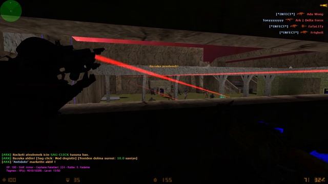 Cs 1.6 Zombie LaSer - zm_field смотреть онлайн
