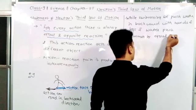 Newton's Third Law of Motion||Action-Reaction||Force and Laws of Motion||Science||Class-9 смотреть онлайн
