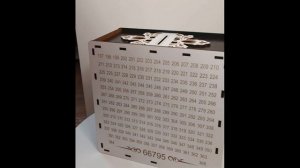 Копилка "365 дней" с цифрами