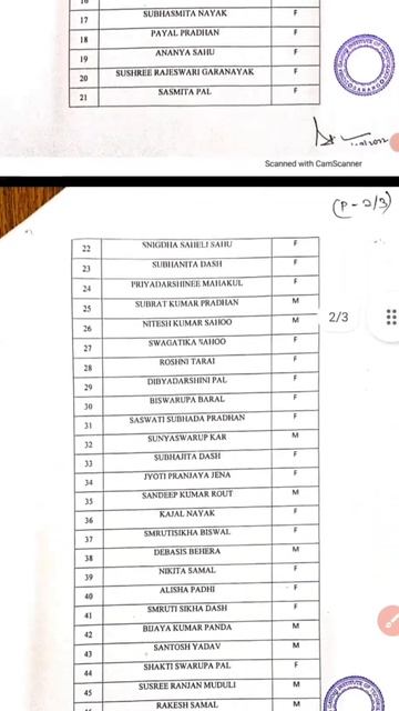 MSC PHYSICS IN IGIT SARANG - PROVISIONAL MERIT LIST FOR 2022-23 ADMISSION SESSION#igit#only4study#p