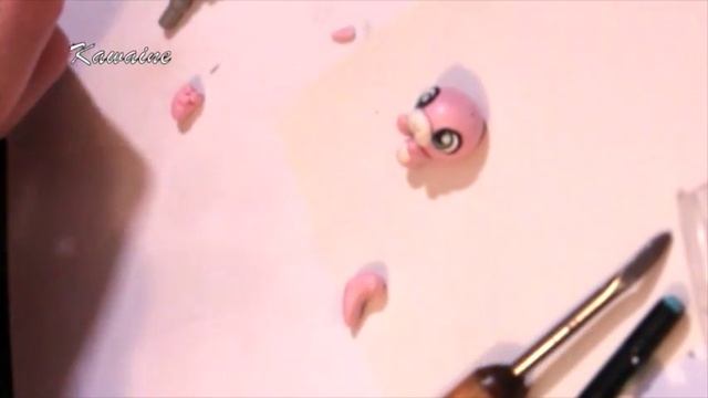 DIY KAWAII BUNNY DUST PLUG PHONE JACK POLYMER CLAY TUTORIAL --  KAWAII TAPPO ANTIPOLVERE CUFFIE