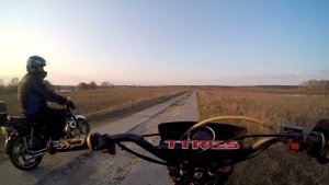 Покатушки на питбайке. Альфа валит, ирбис прёт? Начало мото сезона!