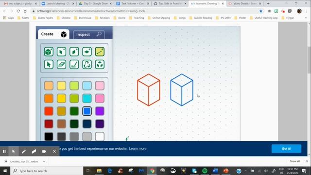 Drawing Cubes and Cuboids with online Isometric Drawing Tools