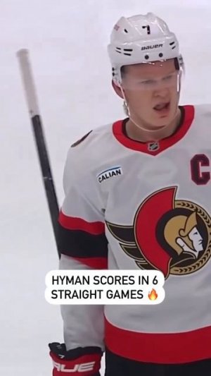 Bubble Hyman Extends His Goal Streak To 6 Games