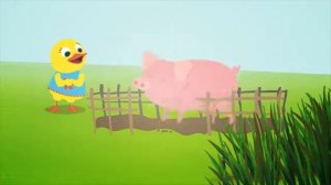 Baby U   развивающий мультик для детей.  Животные на ферме