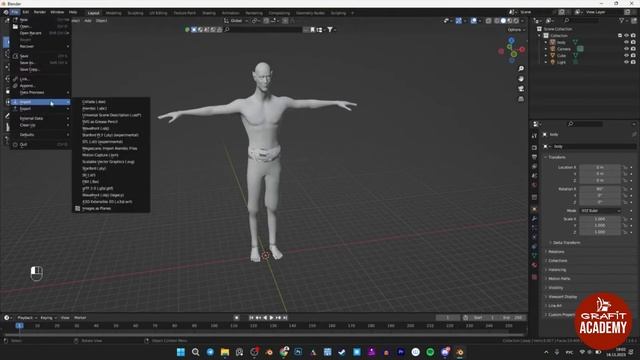 Как создать основу персонажа и поставить его в нужную позу в Blender? | Быстрый и простой способ смотреть онлайн
