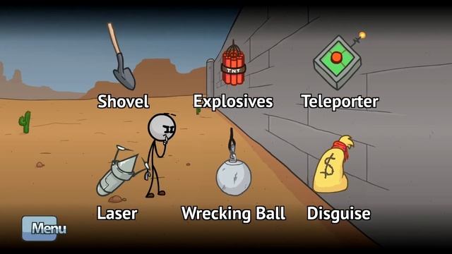 Генри грабит банк (1) - The Henry Stickmin Collection смотреть онлайн