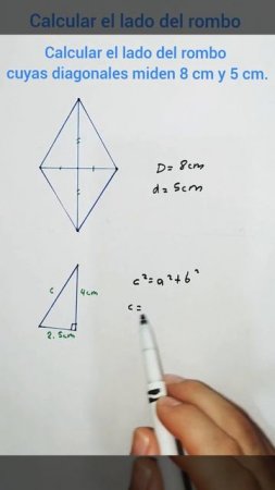 Aplicación de el Teorema de Pitágoras