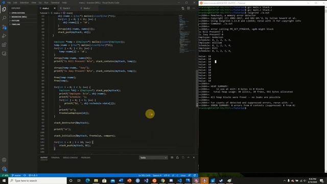 Templates/Generics in C (Void Pointers and Pointer Functions) Pt 7 (Stack Example Finale)