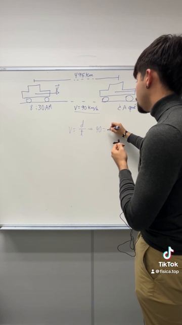 Problema MRU Resuelto  Física profesor dudasfisica MRU ESO