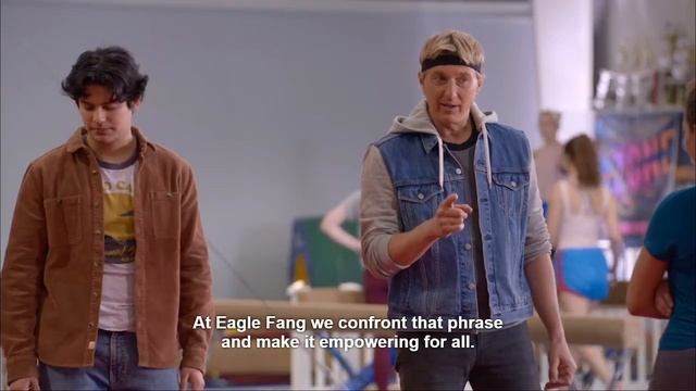 Cobra Kai S4 l Johnny Lawrence talks about feminism