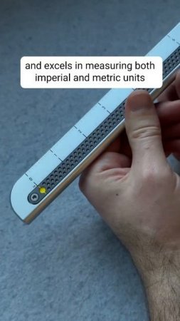 The Metrolog Ruler is DTM (down to measure) #design #caliper #ruler #productdesign #demo