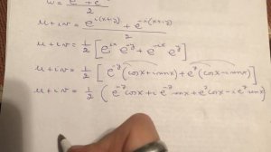 Partes Real e Imaginaria de w=cos(z) - Análisis Matemático III - Prof. Fabián Nouche