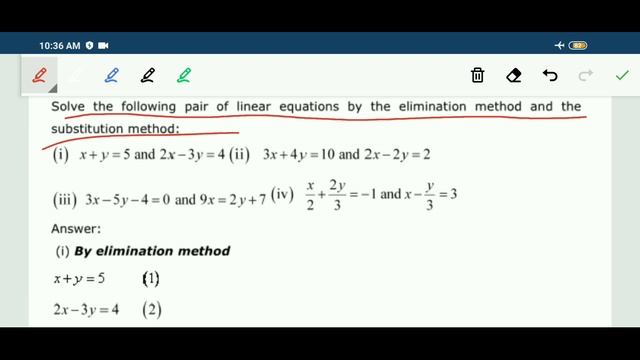 ||NCERT|| mathematics ||CLASS 10|| Ch - 3(3.4)(Part-1) #class10